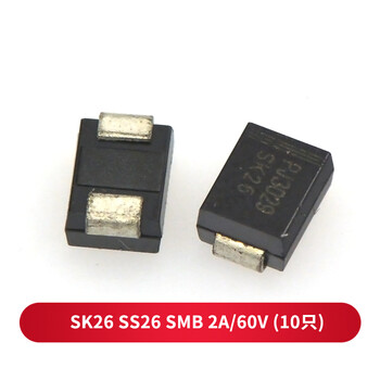 Taotimeclub schottky rectifier diode smd ss24 ss26 sk34 sk36 sk54 sk26 ss26 2a/60v (10 pieces)