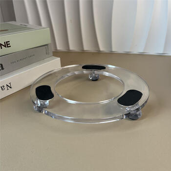 Miaopule is suitable for harmankardon glazed 2/3/4 generation crystal 4th generation solid wood desktop anti-slip audio stand with crystal color masonry feet