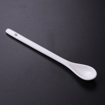 Houhai slightly flawed bone china spoon cute white coffee stirring spoon single pack
