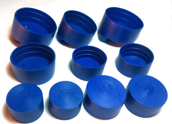 Ruilima plastic pipe cap, steel bar protective sleeve, threaded cover, screw cap, dustproof sleeve, steel pipe steel bar protective sleeve, round pipe protective sleeve, inner diameter 25.0