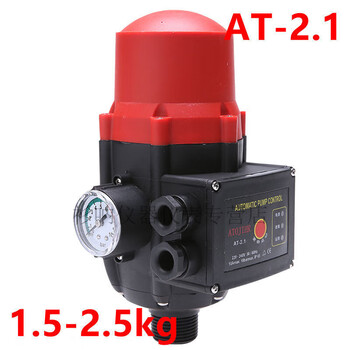 Water pump automatic start and stop switch, household electronic pressure water shortage protection, water pressure booster, adjustable pressure controller 220v 1.5-2.5kg