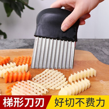 Wolf tooth knife potato knife to cut potatoes, wave knife to cut fancy knife patterns, household corrugated slicer, potato, single pack
