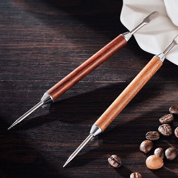 Yijuke coffee latte art coffee latte art artifact stainless steel latte art pen fancy professional crochet needle carving needle