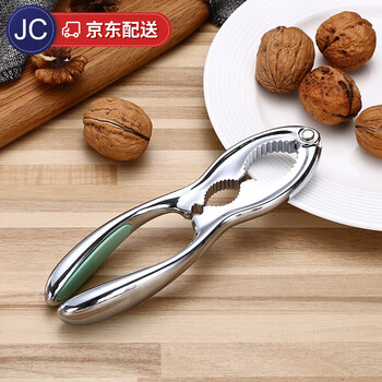 German walnut clip zinc alloy large household walnut peeling tool thickened walnut pliers single fruit opener colorful walnut clip green