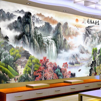 Ks cross stitch living room large size 2025 new fuchun mountain residence landscape painting 63 colors full embroidery landscape painting needs to be embroidered by yourself cotton thread medium grid 150x66 three-strand embroidery
