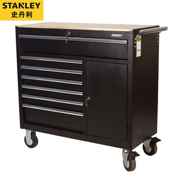 Stanley (stanley) tool cart, auto repair storage cart, mobile storage rack, heavy-duty tool cabinet, industrial-grade parts storage cabinet with drawers, 9-drawer tool cart 94-193-23