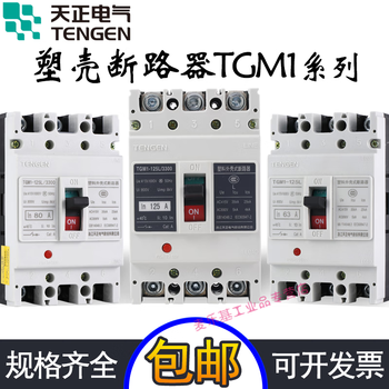 Plastic case circuit breaker tgm1-125 250 400 630 800a air switch main gate 380v 250a 3p