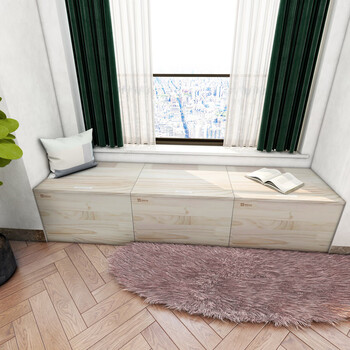 Metso japanese room tatami floor bed box custom solid wood living room tatami combination box widened bed tatami floor box storage (width*length*height) 100*180*40cm