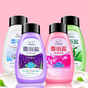 Lashes bath salt back bottled shower milk shower gel sea salt bath salt milk scrub aloe vera bath salt 430g