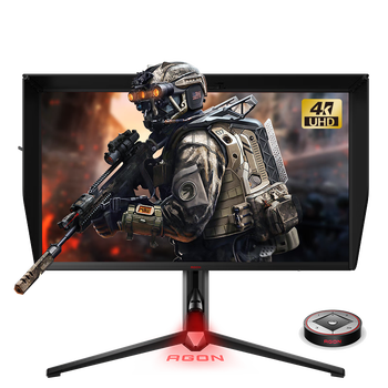 80% new aoc agon 27-inch 4k 144hz nano ips 1ms hdr600 next-generation hdmi2.1 built-in speakers ps5 four-sided micro-edge gaming monitor ag274ux