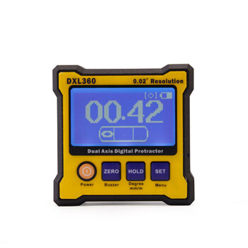 Aice dual-axis inclinometer dxl-360s digital display level electronic angle ruler level ruler rechargeable with magnetic dxl-360