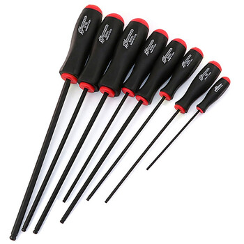 Bondhus hexagonal wrench, metric and inch extended ball head screwdriver, extra long hexagonal screwdriver, hexagonal key, 10756 metric hand bit 3.0*158mm
