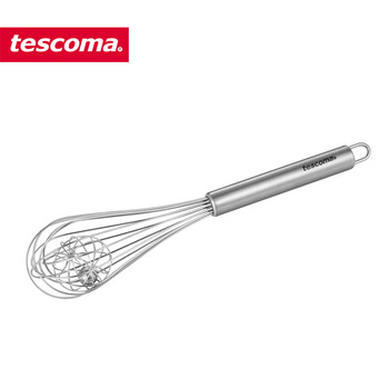 Tescoma baking tools czech stainless steel egg beater with rolling ball egg beater manual household egg baking mixer