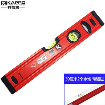 Kapro cape road level high-precision aluminum alloy thickened flat water level imported level bubble measuring tool 779 30cm with strong magnet