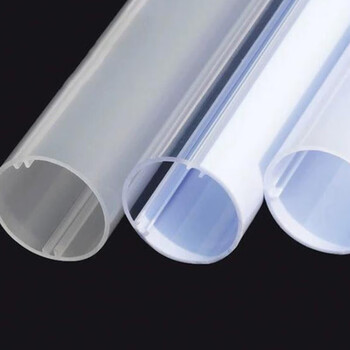 Led lamp shell t5 lamp pc two-color lamp t8 all plastic tube milky white light diffusion tube with slot