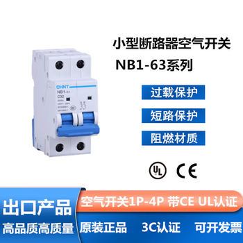Nb1-63 air switch 1p2p3p4p switch export with ul ce certification 40a63a 16a 2p