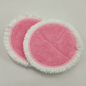 Aosda adapted bobot electric mop cloth bobot replacement head round decontamination absorbent mop household accessories 2 pieces (adapted to bobot mop)