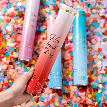 Qingwei 28cm hand-held salute fireworks tube children's birthday party school celebration event opening ribbon-cutting atmosphere props