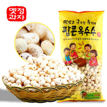 Korean yiqing popcorn crispy original popcorn corn original caramel popcorn korean imported internet celebrity snacks original crispy popcorn 150g 3 bags