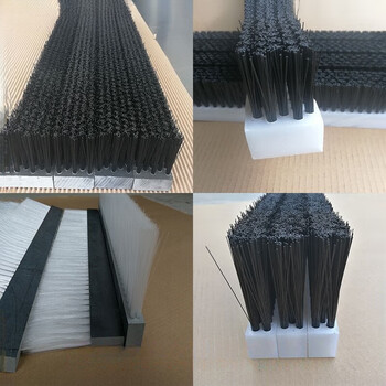 Industrial board brush/brick machine brush/pvc strip brush/pp/pe curved soft and hard bristle brush/nylon wire high temperature resistant bristle brush 400*40*20*30 three rows of bristle, large quantity will give you the best price