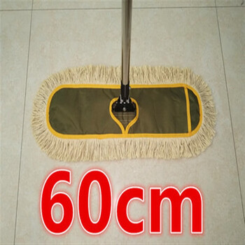 Mop industrial factory workshop strong and durable hotel lobby supermarket canteen kindergarten thickened mop mop 60cm