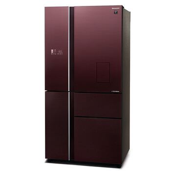 Sharp imported whole machine, five-door japanese-style multi-door 657-liter large refrigerator, pci plasma cluster technology, dual odor removal, independent greenhouse, automatic ice making sj-dx80a-rd