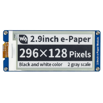 Weixue 2.9-inch e-ink screen e-paper screen spi interface shelf label compatible with raspberry pi stm32 development board 2.9-inch e-paper module 1 box