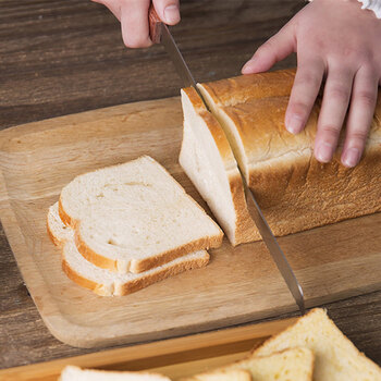 Rsrddy tojiro bread knife sato bread knife toast knife stainless steel serrated knife baking knife 60 blue