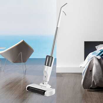 Bear champion floor scrubber suction and mop all-in-one robot mopping three-in-one vacuum household sweeping automatic cleaning electric mop simple white
