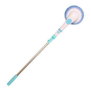 Window cleaning robot multifunctional high-rise floor wiping and mopping retractable and foldable electric charging u-shaped glass cleaning artifact electric straight pole type