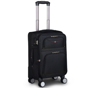 Swigor swiss sergeant knife suitcase silent universal wheel trolley case men's and women's oxford cloth business boarding password suitcase zipper 20 inch