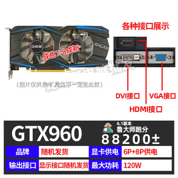 Desktop computer gtx750ti 950 960 2g independent game graphics card 1050 1060 3g 4g 6g gtx960 4g 128m