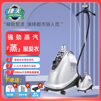 Jef (the original steamer) shanghai jef steam garment steamer iron for clothing stores with high power and steam for commercial and household use j8 tenglong light gray