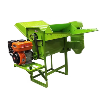 Wen yijia rape thresher rice multi-functional multi-purpose household soybean wheat sorghum thresher fully fed agricultural 50 thresher + electric start diesel engine + wheel