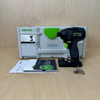 Festool festool tid 18 cordless impact driver lithium battery rechargeable electric drill 577812 tid 18 bare metal (577812)