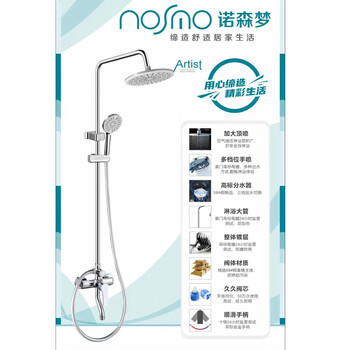 Nordum bathroom shower head 3212a