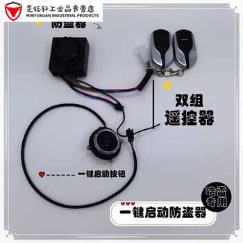 Customized and suitable for qiniu harley battery car, full backrest brake, full set of lighting protection, qiniu remote control set