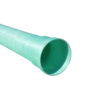 Frp winding pipe frp ventilation cable protection pipe municipal sewage water supply sand pipe chimney spray desulfurization light green