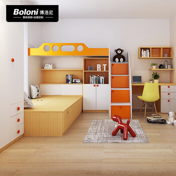Customized bed, chair, desk, wardrobe and furniture combination for bologna teenagers' bedroom space. customized prepayment. prepayment | consult for details.