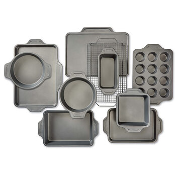 All-clad non-stick steel baking set 10 pieces 450f heat-resistant multi-functional baking pan mold