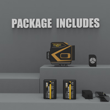 Zhanyao infrared level meter green light 12-line laser super strong light blue high-precision wall and floor tile affixing meter ld thin line 8-line green light dual electric simple configuration ld thin line