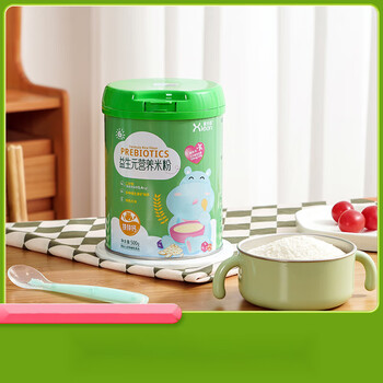 Xlecn (xlecn) rice flour infant food supplement iron zinc calcium rice flour food supplement rice flour baby food supplement nutritional rice cereal 500g calcium iron zinc formula mothers love