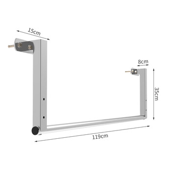 Eastscope beam side-mounted aisle lengthened pull-up single lever indoor wall fitness exercise single and parallel bars for home use