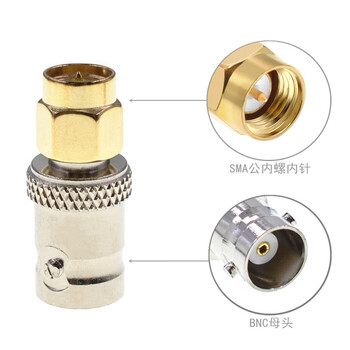 Dckr bnc to sma rf adapter sma male to bnc male to female adapter bnc-k/sma-j connector sma male to bnc female