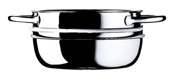 Mepra imported stainless steel steamer 18.1l multi-function steamer suitable for induction cooker