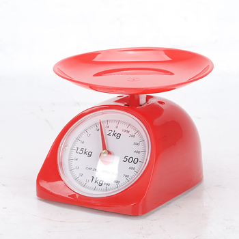 Household accurate weighing kitchen scale gram scale teaching food baking tray scale balance mechanical spring chicken fillet scale 1kg