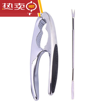 304 stainless steel thickened walnut machine whole hazelnut peeling pliers black peach clamp nut hazelnut dried fruit pliers sheller luxury model with needle