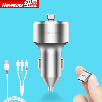 Newman newsmy car bluetooth mp3 player receiver hands-free lossless sound quality car universal with usb charging standard +32g + 1 to 3 charging cable official standard