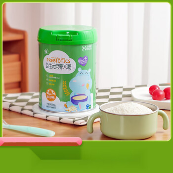 Xlecn (xlecn) rice flour infant food supplement iron zinc calcium rice flour supplement rice flour baby food supplement nutritional rice cereal 500g huaishan huuchang formula suitable for all stages
