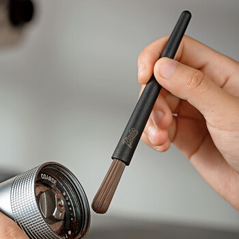 Bincoo coffee brush grinder cleaning brush aluminum alloy coffee bar small cleaning brush high appearance